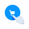 e-commerce, commerce, shopping, click, purchase, hand, gesture_96px